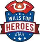 Logo of Wills for Heroes Utah badge